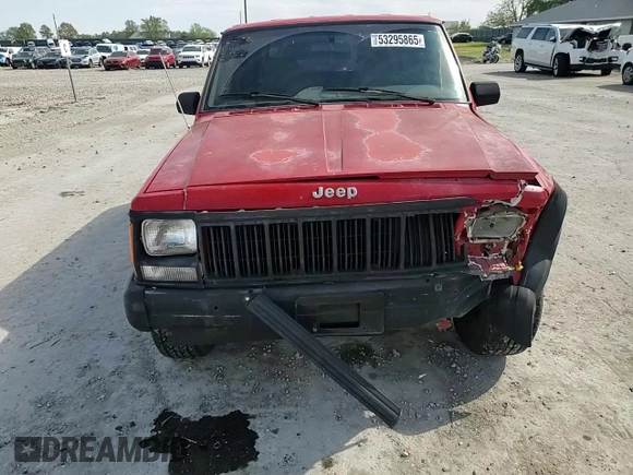 1995 Jeep Cherokee SE with VIN 1J4FT27P9SL561969, listed as a Copart auction lot 53295865 with 151,377 mi miles and Salvage title. Bid and sale history available at DreamBid. Image 12.