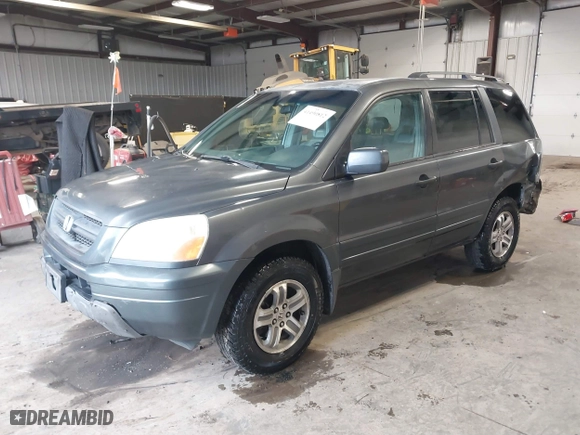 2005 Honda Pilot EX-L with RES with VIN 2HKYF18655H521175, listed as a IAAI auction lot 41490812 with 357,033 mi miles. Bid and sale history available at carsss.com. Image 20.
