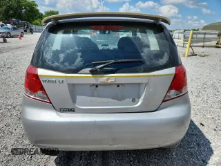 2006 Chevrolet Aveo LT with VIN KL1TG66696B619367, listed as a Copart auction lot 62567655 with 174,548 mi miles and Salvage title. Bid and sale history available at DreamBid. Image 6.