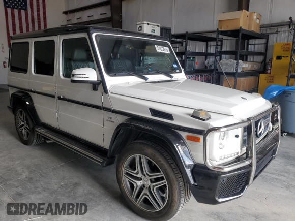 2017 Mercedes-Benz G with VIN WDCYC7DF0HX280193, listed as a Copart auction lot 54972015 with 81,224 mi miles and Salvage Title. Bid and sale history available at carsss.com. Image 4.