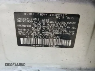2015 Subaru Crosstrek Limited with VIN JF2GPASC3FH303597, listed as a Copart auction lot 57317715 with 101,592 mi miles and Salvage title. Bid and sale history available at DreamBid. Image 14.