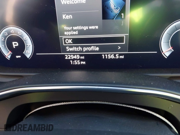 2019 Audi A7 Prestige with VIN WAUV2AF23KN092318, listed as a IAAI auction lot 38290780 with 22,949 mi miles and . Bid and sale history available at DreamBid. Image 7.