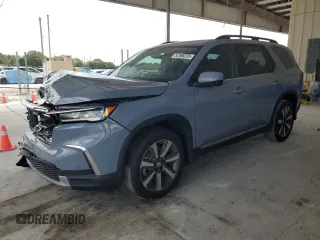 2025 Honda Pilot Touring с VIN 5FNYG1H76SB100324, выставлен на аукционе Copart как лот 52366235 с пробегом 3 339 миль миль и Списание • Salvage title. История ставок и продаж доступна на DreamBid. Изображение 1.