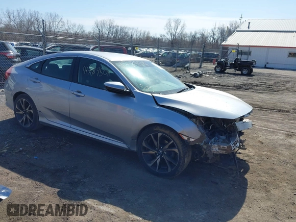 2021 Honda Civic Sport with VIN 2HGFC2F83MH540939, listed as a IAAI auction lot 41789508 with 100,274 mi miles and . Bid and sale history available at DreamBid. Image 1.
