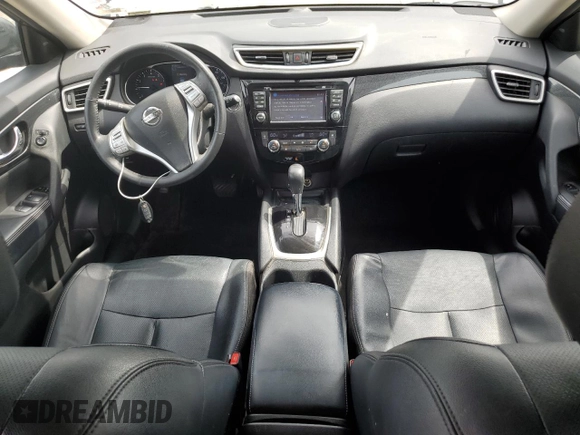 2016 Nissan Rogue S with VIN 5N1AT2MV7GC816401, listed as a Copart auction lot 53946055 with 154,160 mi miles and Salvage Title. Bid and sale history available at DreamBid. Image 8.