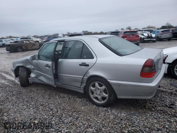 1999 Mercedes-Benz C 230/260/280/320 with VIN WDBHA24G1XA756393, listed as a Copart auction lot 80227694 with 123,520 mi miles and Salvage Title. Bid and sale history available at carsss.com. Image 2.