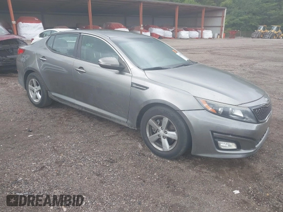 2015 Kia Optima LX with VIN 5XXGM4A73FG494254, listed as a IAAI auction lot 42756515 with 198,636 mi miles and . Bid and sale history available at DreamBid. Image 1.