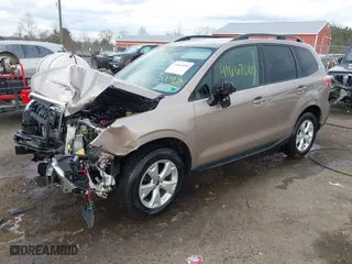2016 Subaru Forester 2.5i Premium with VIN JF2SJADC1GH500908, listed as a IAAI auction lot 41662000 with 79,763 mi miles. Bid and sale history available at carsss.com. Image 2.