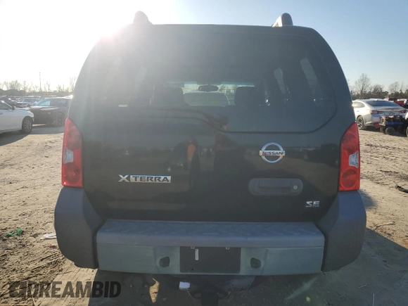 2008 Nissan Xterra S with VIN 5N1AN08U48C531043, listed as a Copart auction lot 46115445 with 166,210 mi miles and Clean Title. Bid and sale history available at DreamBid. Image 6.