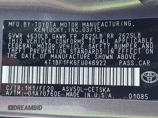 2015 Toyota Camry XLE with VIN 4T1BF1FK6FU046922, listed as a IAAI auction lot 41967284 with 82,487 mi miles and . Bid and sale history available at DreamBid. Image 9.