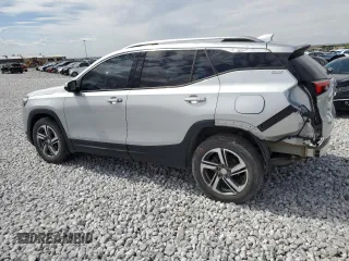 2020 GMC Terrain SLT with VIN 3GKALVEV1LL137814, listed as a Copart auction lot 47792555 with 92,714 mi miles and Salvage Title. Bid and sale history available at DreamBid. Image 2.