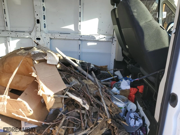2019 Ram ProMaster Cargo Van with VIN 3C6TRVDG8KE550930, listed as a Copart auction lot 47134055 with 63,323 mi miles and Salvage Title. Bid and sale history available at carsss.com. Image 12.