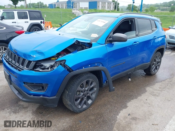 2021 Jeep Compass 80th Anniversary с VIN 3C4NJDEB4MT519257, выставлен на аукционе IAAI как лот 42173390 с пробегом 55 236 миль миль и . История ставок и продаж доступна на DreamBid. Изображение 18.