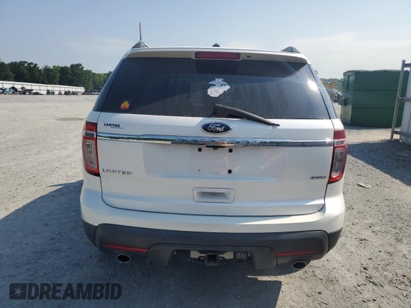 2012 Ford Explorer Limited with VIN 1FMHK8F81CGA66184, listed as a Copart auction lot 58529415 with 121,584 mi miles and Salvage title. Bid and sale history available at DreamBid. Image 6.