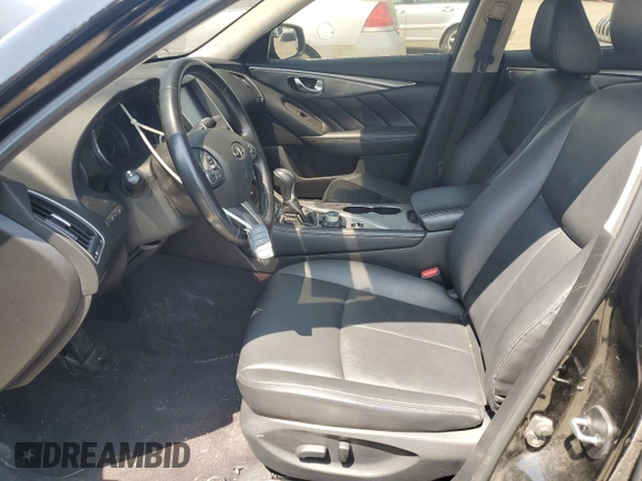 2017 Infiniti Q50 Premium with VIN JN1EV7AR0HM838405, listed as a Copart auction lot 60881265 with 87,384 mi miles and Clean title. Bid and sale history available at DreamBid. Image 7.