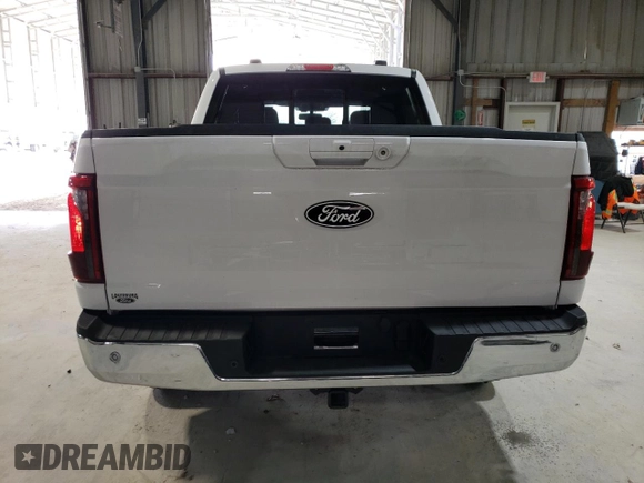 2024 Ford F-150 XLT with VIN 1FTFW3L57RKD55363, listed as a Copart auction lot 49289765 with 23,047 mi miles and Salvage Title. Bid and sale history available at carsss.com. Image 6.