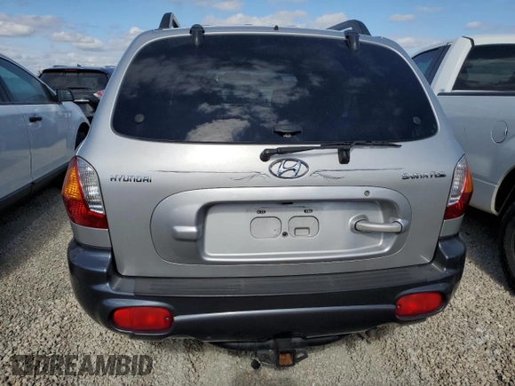 2003 Hyundai Santa Fe with VIN KM8SB12B83U366238, listed as a Copart auction lot 83824904 with 0 mi miles and Salvage Title. Bid and sale history available at carsss.com. Image 6.
