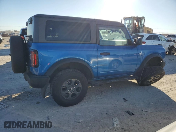 2021 Ford Bronco with VIN 1FMDE5AP6MLA77614, listed as a Copart auction lot 87109254 with 11,515 mi miles and Salvage Title. Bid and sale history available at DreamBid. Image 3.
