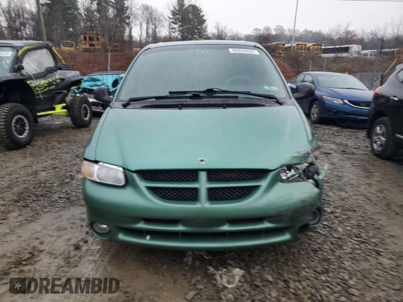 1999 Dodge Caravan SE with VIN 2B4GP44G2XR172827, listed as a Copart auction lot 80656604 with 157,636 mi miles and Salvage Title. Bid and sale history available at carsss.com. Image 5.