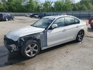 2013 BMW 3 Series 320i xDrive with VIN WBA3C3C57DF980971, listed as a Copart auction lot 57441155 with 131,263 mi miles and Salvage title. Bid and sale history available at DreamBid. Image 1.