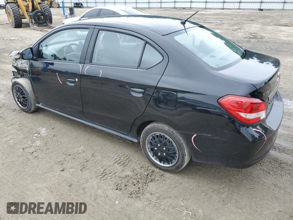 2020 Mitsubishi Mirage ES with VIN ML32F3FJ4LHF06340, listed as a Copart auction lot 60728815 with 52,985 mi miles and Salvage title. Bid and sale history available at DreamBid. Image 2.