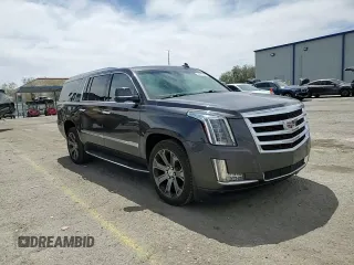 2015 Cadillac Escalade ESV Luxury with VIN 1GYS4SKJ3FR646095, listed as a Copart auction lot 52110345 with 89,818 mi miles and Salvage title. Bid and sale history available at DreamBid. Image 14.