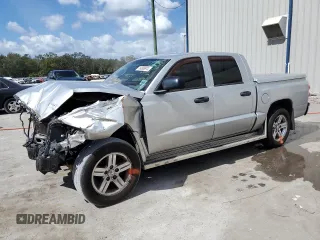 2007 Dodge Dakota SLT with VIN 1D7HE48J17S259061, listed as a Copart auction lot 76098974 with Not Provided miles and Non Repairable. Bid and sale history available at DreamBid. Image 1.