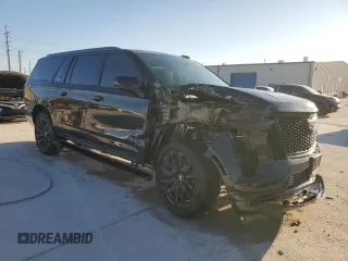 2025 Cadillac Escalade z VIN 1GYS9PRL6SR137800, wystawiony jako Copart lot #49889855 z przebiegiem 3 031 mil mil oraz Szkoda całkowita • Salvage title. Historia ofert i sprzedaży dostępna na DreamBid. Obrazek 4.