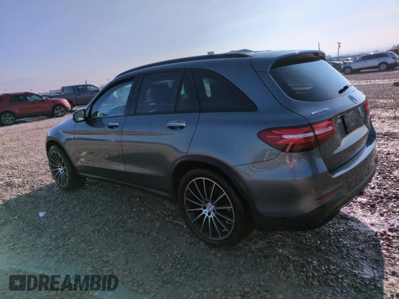 2017 Mercedes-Benz GLC with VIN WDC0G6EB0HF178020, listed as a Copart auction lot 82818844 with 72,277 mi miles and Salvage Title. Bid and sale history available at carsss.com. Image 2.
