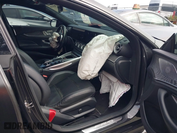 2019 Mercedes-Benz AMG GT with VIN WDD7X6BB6KA007629, listed as a IAAI auction lot 41782028 with 69,815 mi miles. Bid and sale history available at carsss.com. Image 5.