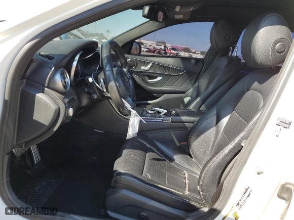 2015 Mercedes-Benz C-Class C 300 with VIN 55SWF4JB3FU056653, listed as a Copart auction lot 46859795 with 150,607 mi miles and Salvage Title. Bid and sale history available at carsss.com. Image 7.