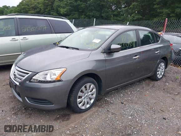 2015 Nissan Sentra SV with VIN 3N1AB7AP1FY270293, listed as a IAAI auction lot 39718212 with 91,586 mi miles and . Bid and sale history available at DreamBid. Image 2.