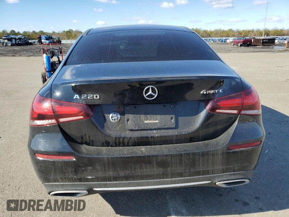 2020 Mercedes-Benz A 220 with VIN W1K3G4FB5LJ221817, listed as a Copart auction lot 44900485 with 61,912 mi miles and Salvage Title. Bid and sale history available at DreamBid. Image 6.