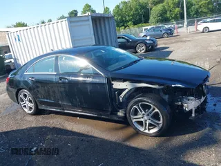 2015 Mercedes-Benz CLS 400 with VIN WDDLJ6HB3FA153077, listed as a IAAI auction lot 42537583 with 56,404 mi miles and . Bid and sale history available at DreamBid. Image 14.