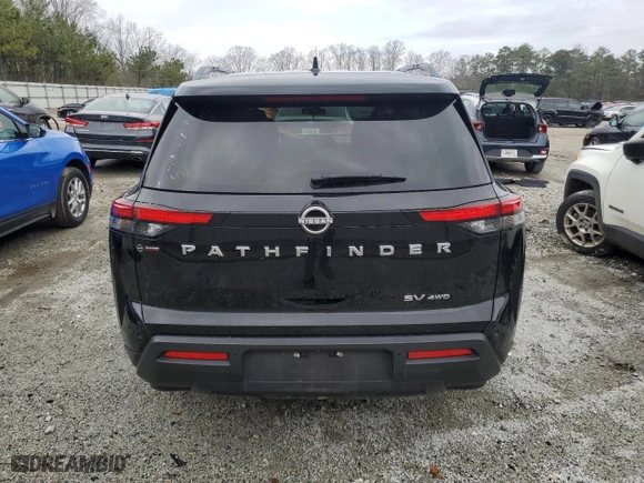 2023 Nissan Pathfinder SV with VIN 5N1DR3BC9PC239793, listed as a Copart auction lot 43600785 with 39,969 mi miles and Clean Title. Bid and sale history available at carsss.com. Image 6.
