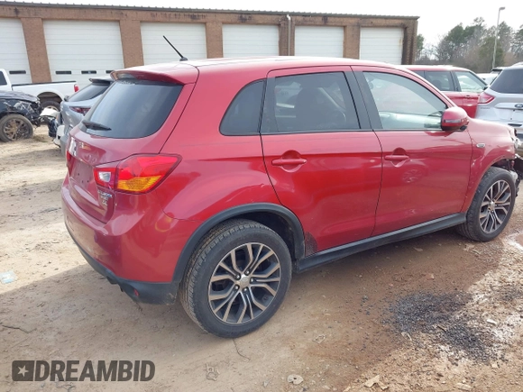 2016 Mitsubishi Outlander Sport 2.4 SE with VIN JA4AP3AW2GZ055831, listed as a IAAI auction lot 41592665 with 175,532 mi miles. Bid and sale history available at carsss.com. Image 4.