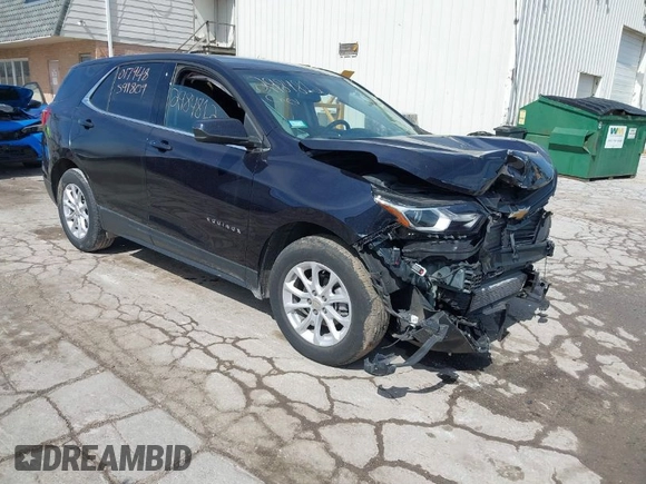 2020 Chevrolet Equinox LT with VIN 3GNAXKEV4LS591809, listed as a IAAI auction lot 41830359 with 24,452 mi miles. Bid and sale history available at carsss.com. Image 1.