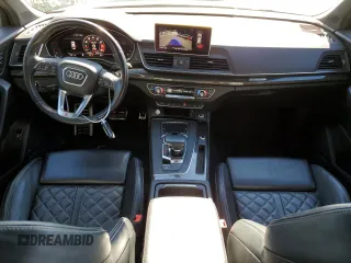 2018 Audi SQ5 Premium Plus with VIN WA1A4AFY7J2249312, listed as a Copart auction lot 74194984 with 80,446 mi miles and Salvage Title. Bid and sale history available at DreamBid. Image 8.