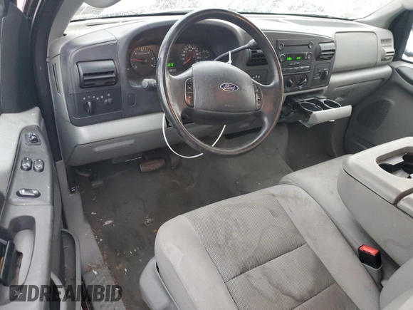 2005 Ford F-250 XL with VIN 1FTNF215X5EC40810, listed as a Copart auction lot 88820065 with 90,013 mi miles and Salvage Title. Bid and sale history available at DreamBid. Image 8.
