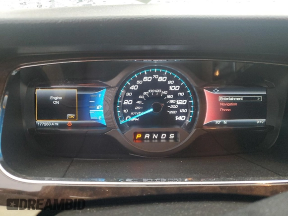 2016 Ford Taurus Limited with VIN 1FAHP2F8XGG158182, listed as a Copart auction lot 48934245 with Not Provided miles and Salvage Title. Bid and sale history available at DreamBid. Image 9.