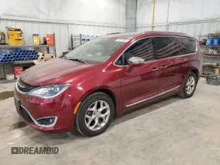 2017 Chrysler Pacifica Limited z VIN 2C4RC1GG8HR545274, wystawiony jako Copart lot #65077465 z przebiegiem 59 463 mil mil oraz Nie do naprawy • Non repairable. Historia ofert i sprzedaży dostępna na DreamBid. Obrazek 1.