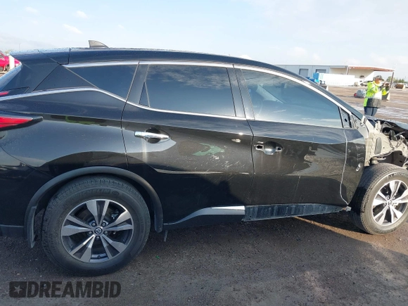 2022 Nissan Murano S with VIN 5N1AZ2AJ4NC114081, listed as a IAAI auction lot 40743673 with 39,124 mi miles and . Bid and sale history available at DreamBid. Image 14.