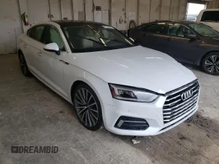 2019 Audi A5 Sportback Premium Plus with VIN WAUBNCF53KA004469, listed as a Copart auction lot 47743593 with 54,760 mi miles. Bid and sale history available at carsss.com. Image 4.