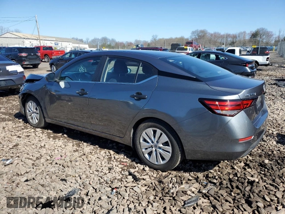 2024 Nissan Sentra S with VIN 3N1AB8BV3RY219613, listed as a Copart auction lot 51243755 with 25,113 mi miles and Salvage Title. Bid and sale history available at carsss.com. Image 2.