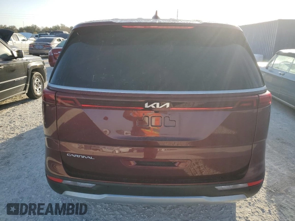 2023 Kia Carnival LX with VIN KNDNB4H3XP6207654, listed as a Copart auction lot 76453864 with 0 mi miles and Non Repairable. Bid and sale history available at carsss.com. Image 6.