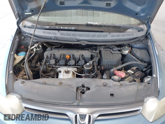 2008 Honda Civic Cpe LX with VIN 2HGFG12698H573436, listed as a IAAI auction lot 41970955 with 142,166 mi miles. Bid and sale history available at carsss.com. Image 10.