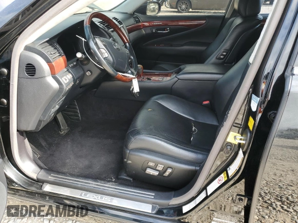 2012 Lexus LS z VIN JTHDU1EF0C5014821, wystawiony jako Copart lot #58344165 z przebiegiem 168 775 mil mil oraz Czysty tytuł • Clean title. Historia ofert i sprzedaży dostępna na DreamBid. Obrazek 7.