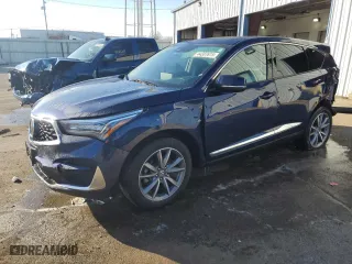 2020 Acura RDX w/Technology Pkg with VIN 5J8TC2H52LL041749, listed as a Copart auction lot 44337615 with 41,541 mi miles and Salvage Title. Bid and sale history available at carsss.com. Image 1.