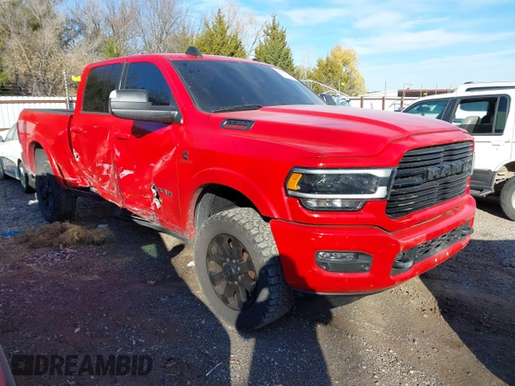 2020 Ram 2500 Laramie z VIN 3C6UR5FL5LG167208, wystawiony jako IAAI lot #41035465 z przebiegiem 206 427 mil mil oraz . Historia ofert i sprzedaży dostępna na DreamBid. Obrazek 1.