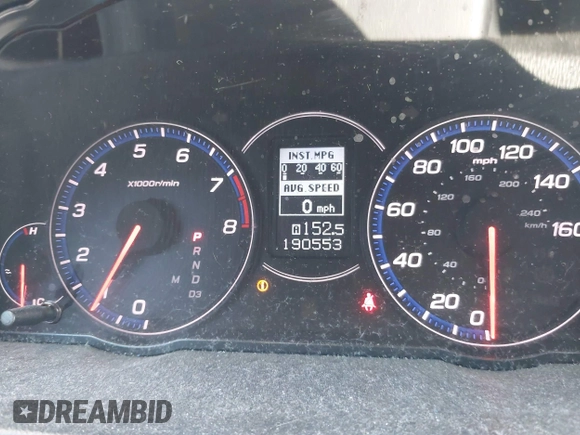 2007 Acura TSX Navi with VIN JH4CL96987C022365, listed as a IAAI auction lot 41869346 with 190,553 mi miles. Bid and sale history available at carsss.com. Image 16.